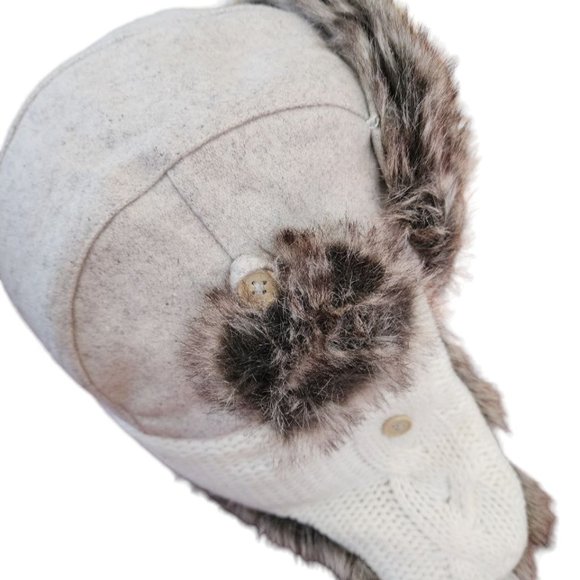 BDG Winter Hat One Size Unisex Ski Hat Faux Fur Aviator style - Picture 5 of 6